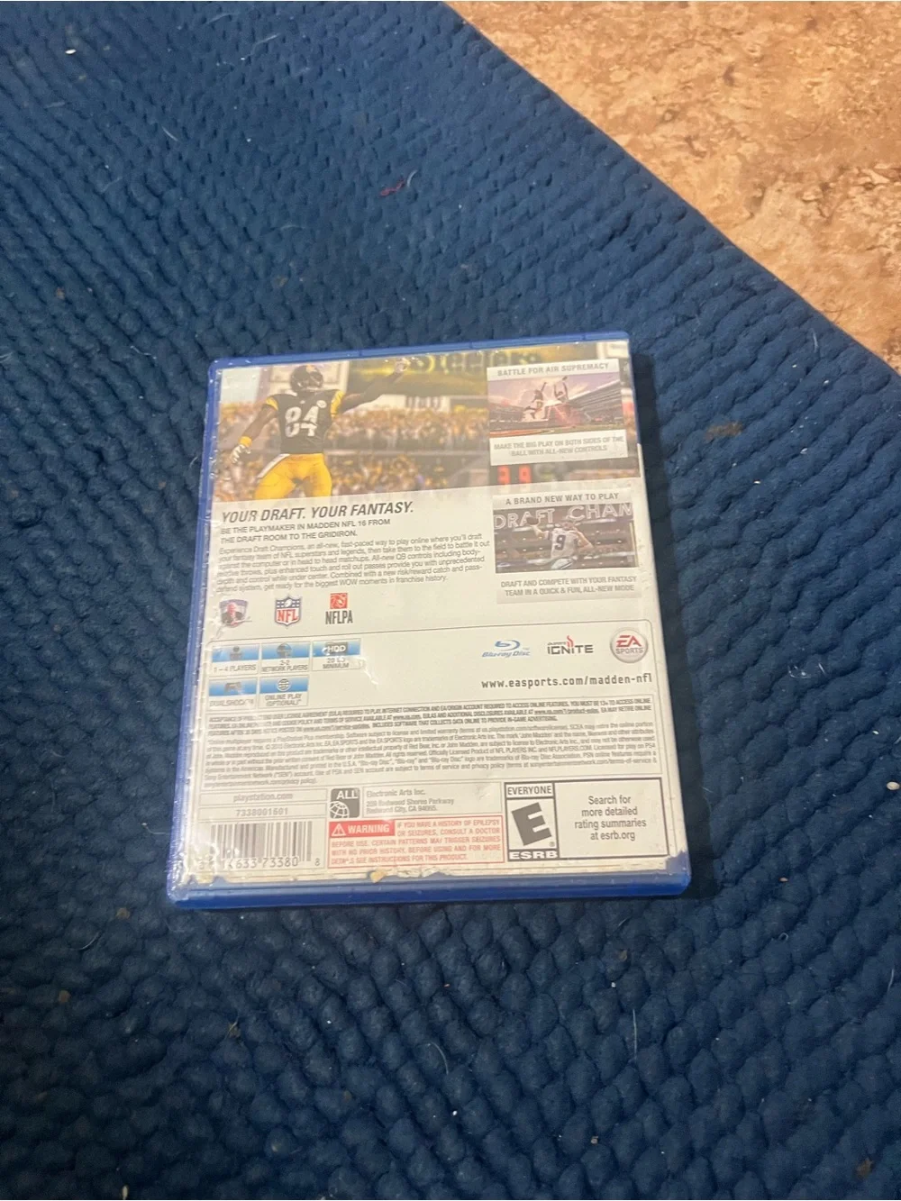 Madden NFL 16 for PS4 - Blue Case